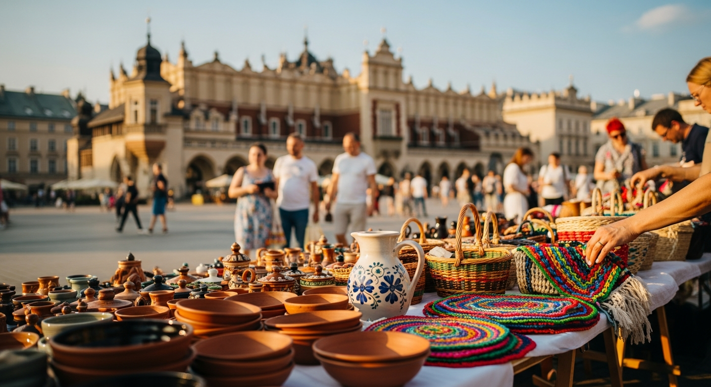 Targi Sztuki Ludowej - drugi przystanek — Festiwal Pierogów w Krakowie