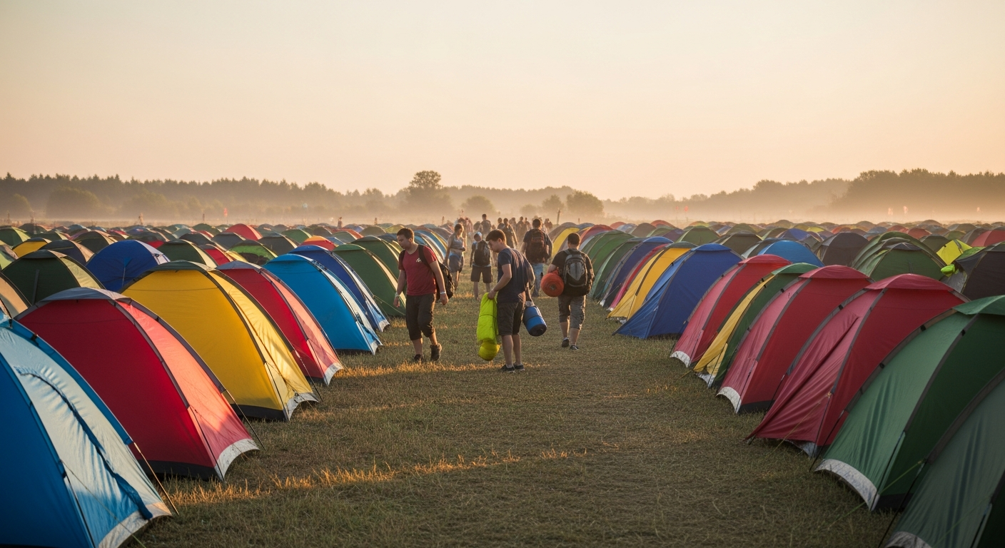Nocleg: camping na miejscu vs hotel w Trójmieście — Open'er Festival 2026 — przewodnik