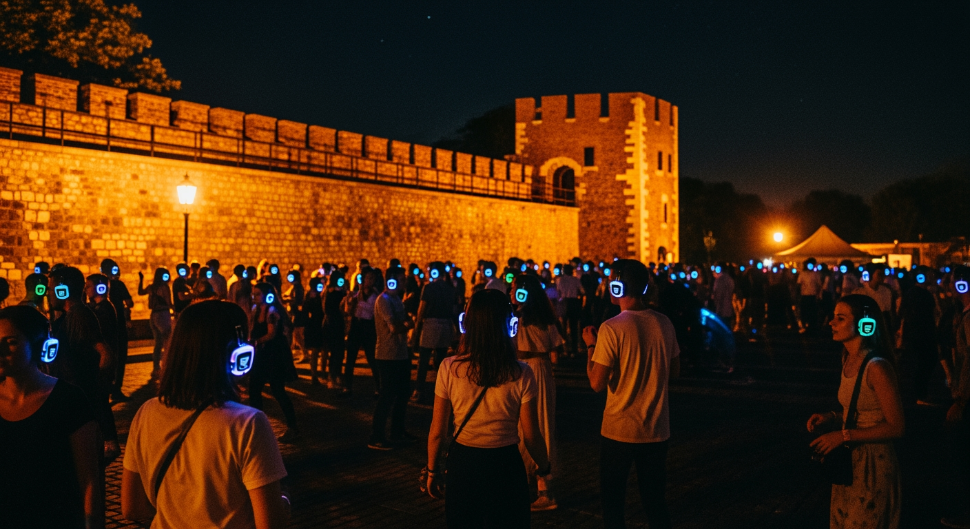 Silent disco w Barbakanie: średniowieczna forteca spotyka techno — Wianki 2026 Kraków