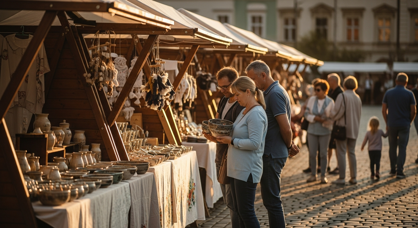 Targi Sztuki Ludowej i festiwale na Rynku — Darmowy sierpień w Krakowie