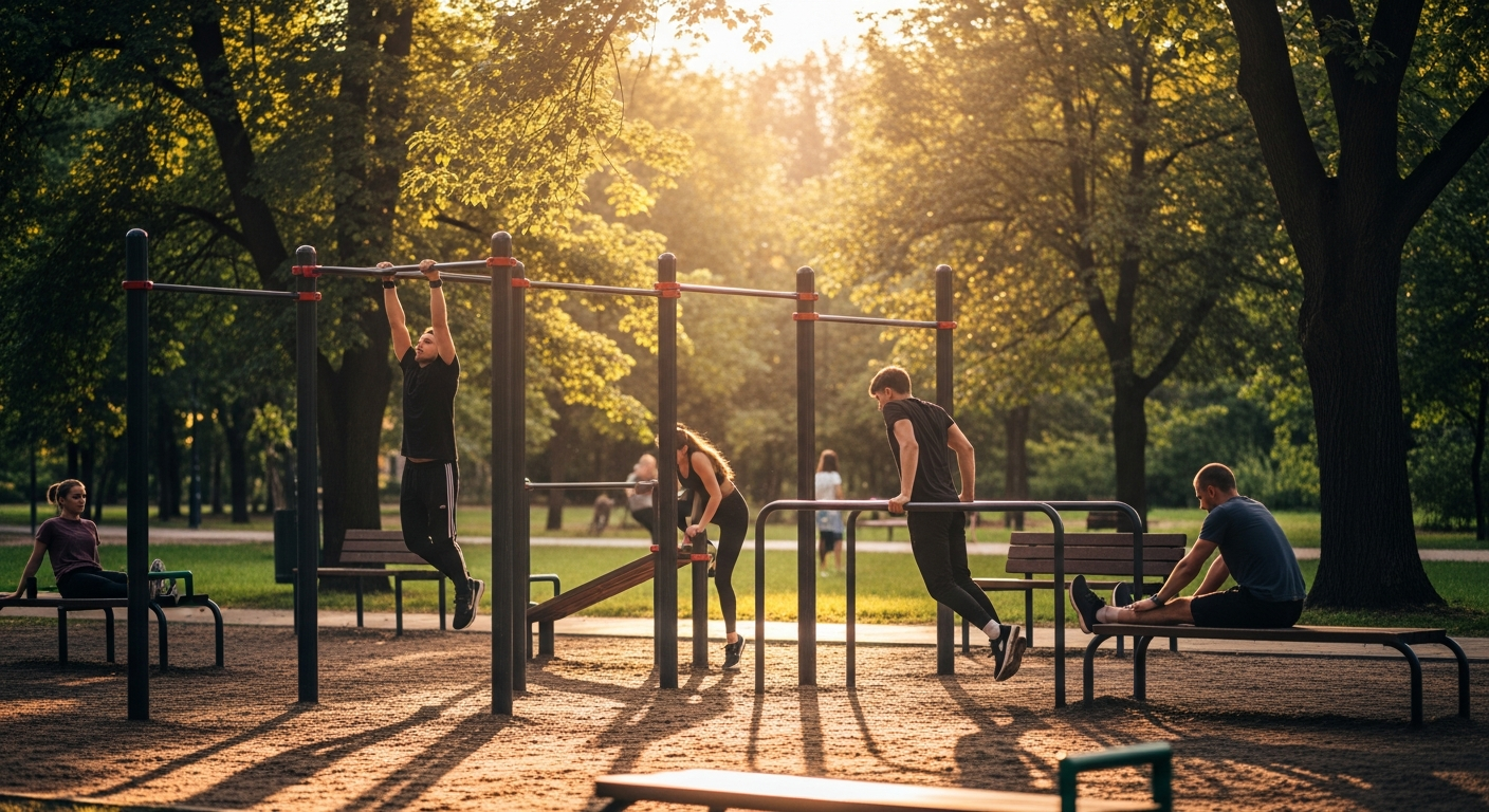Miejskie treningi i siłownie plenerowe — Darmowy sport w Warszawie — joga w parku, run cluby, parkrun
