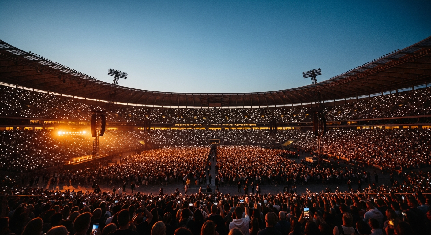 Na miejscu: orientacja po stadionie, jedzenie i toalety — Jak przetrwać stadionowy koncert