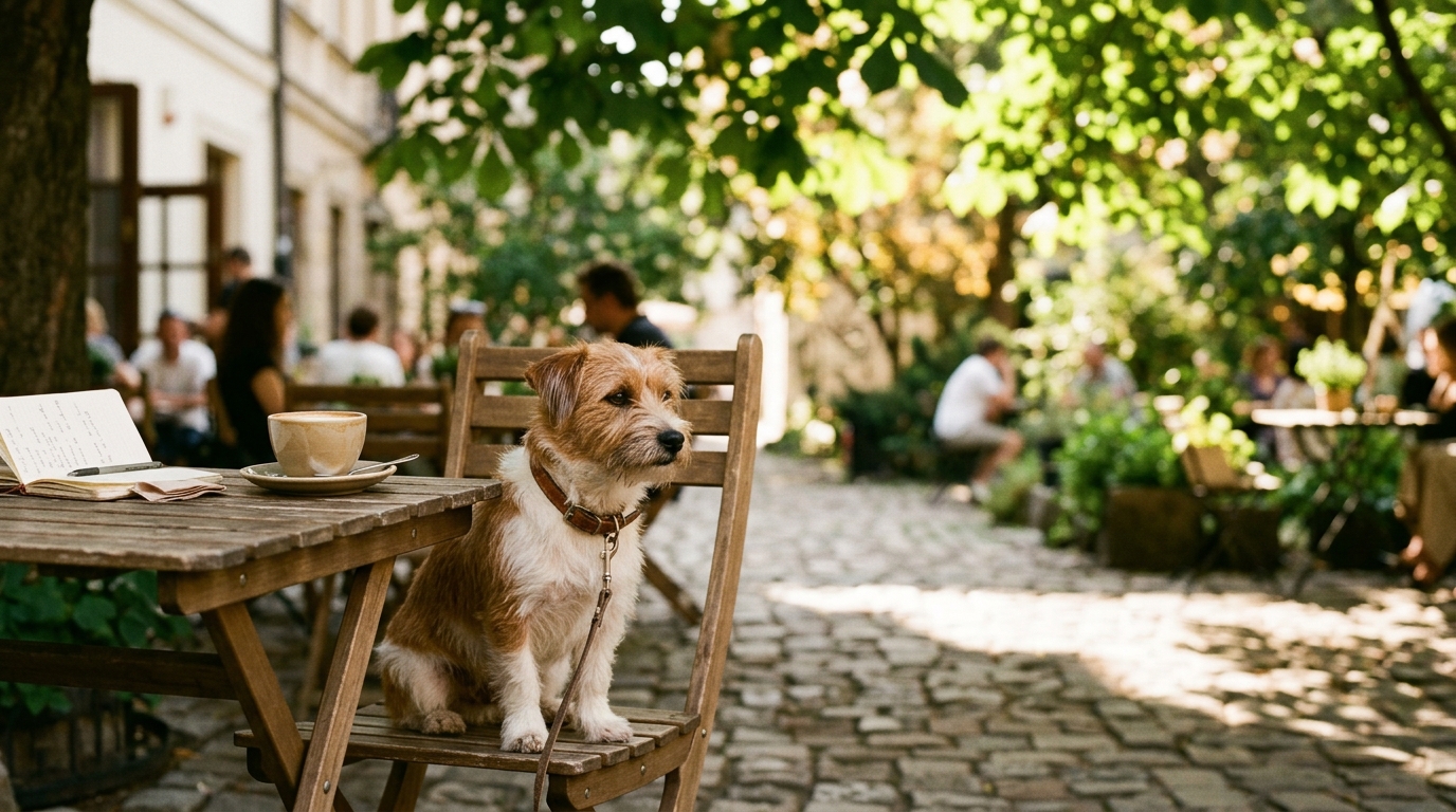 Kawiarnie, restauracje i ogródki z psem — Z psem w Warszawie — parki, psie plaże, kawiarnie pet-friendly.
