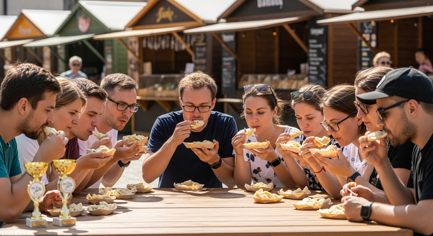 Stoiska, degustacje i konkurs o statuetki — Festiwal Pierogów w Krakowie