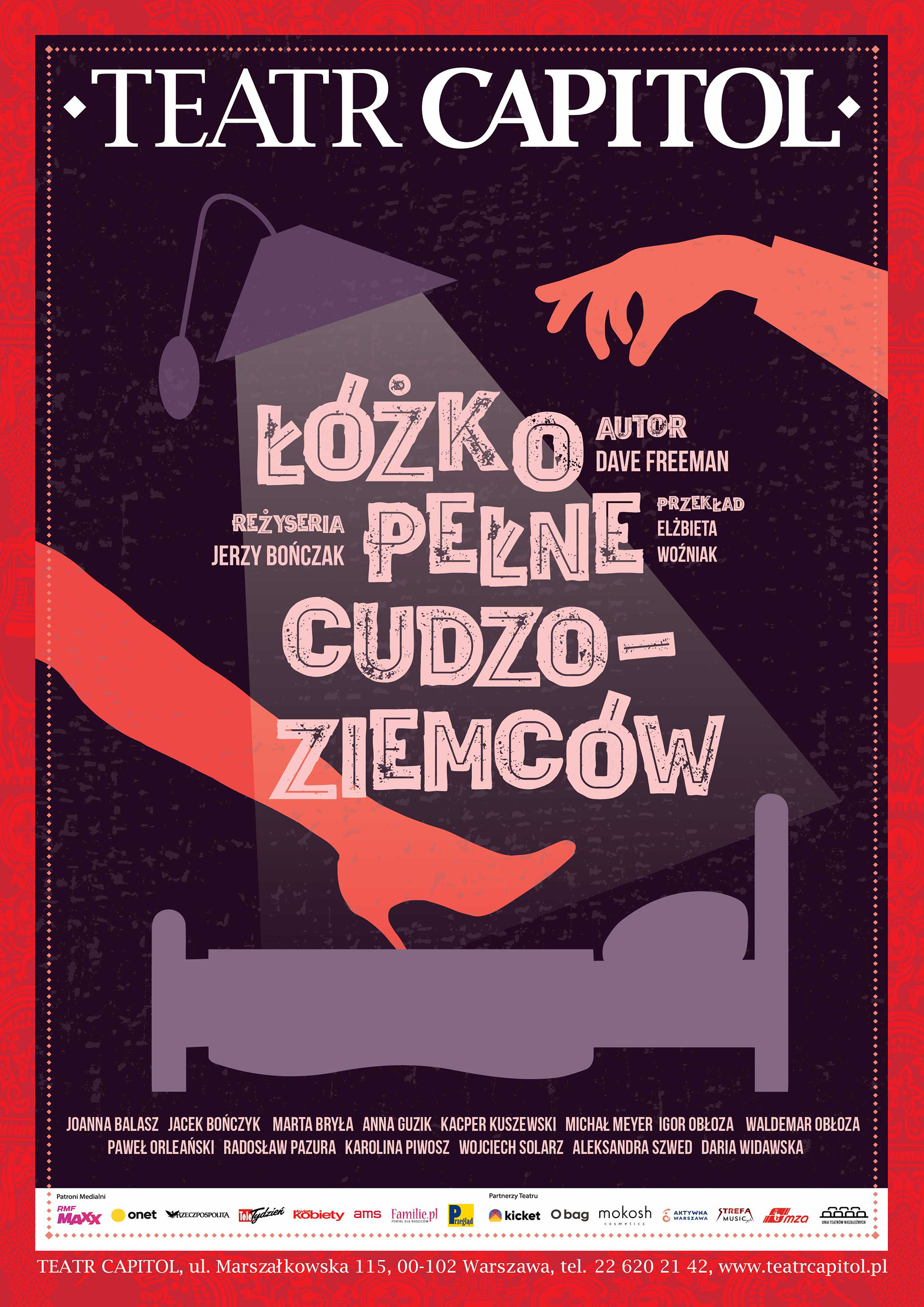 Łóżko pełne cudzoziemcówPo spektaklu retro imprezka