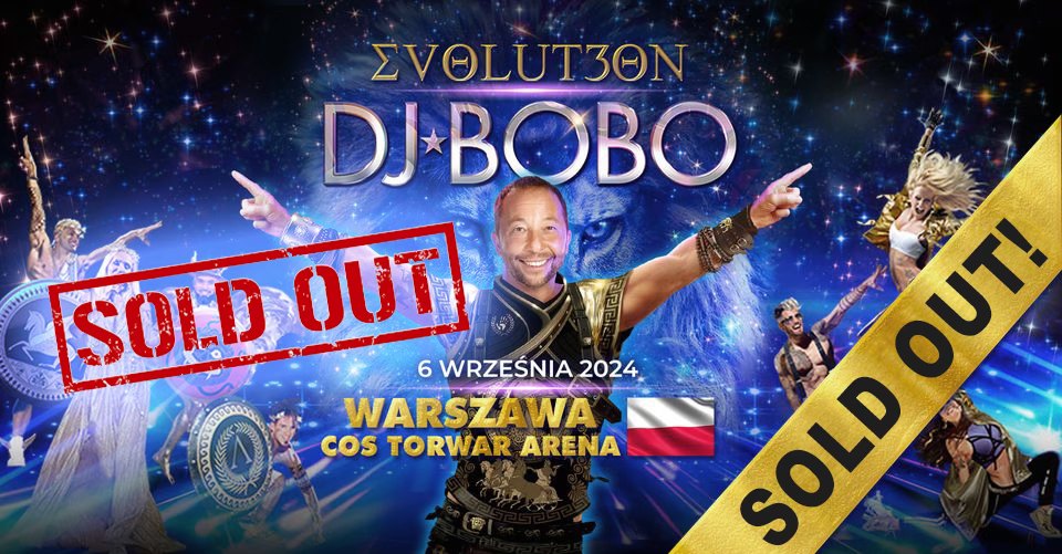 DJ BoBo w Warszawie - EVOLUT3ON TOUR 2024