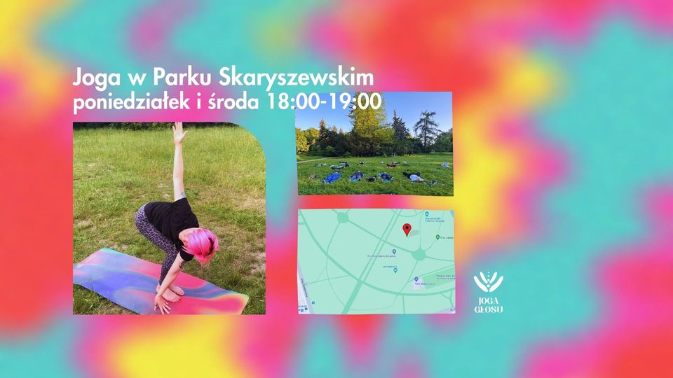 Joga w Parku Skaryszewskim (poniedziałki i środy)