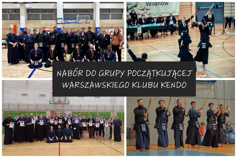 Nabór do Grupy Początkującej KENDO - Dorośli i młodzież od 14 roku życia