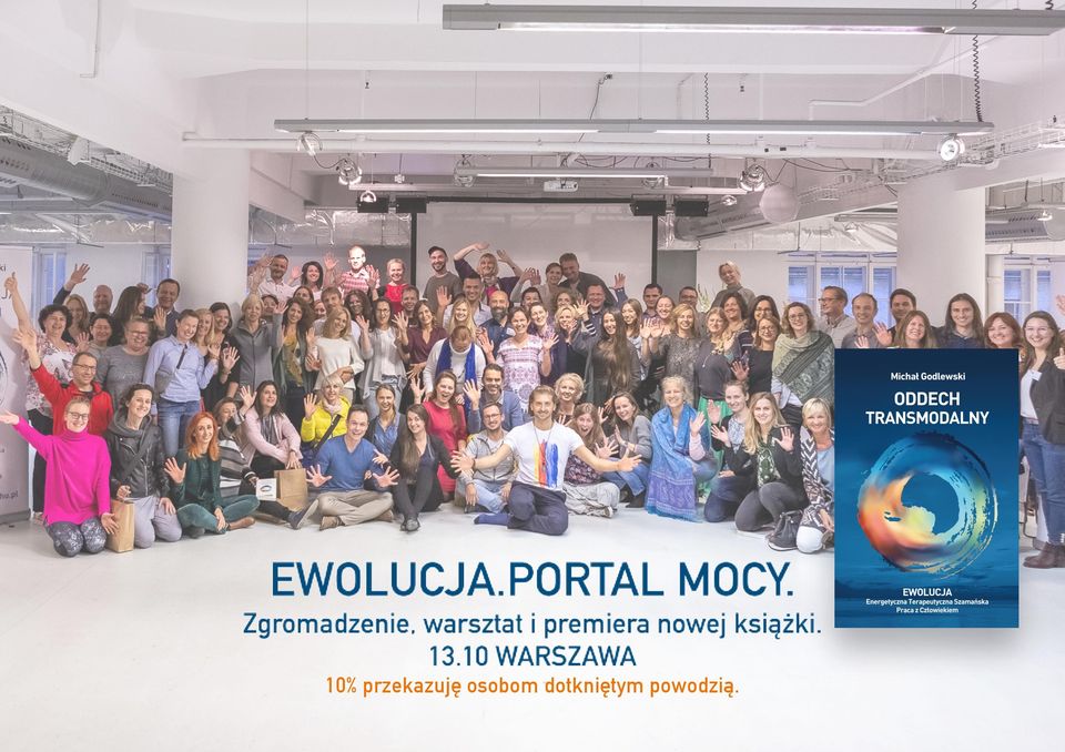 EWOLUCJA. PORTAL MOCY - premiera książki i warsztat oddechu!