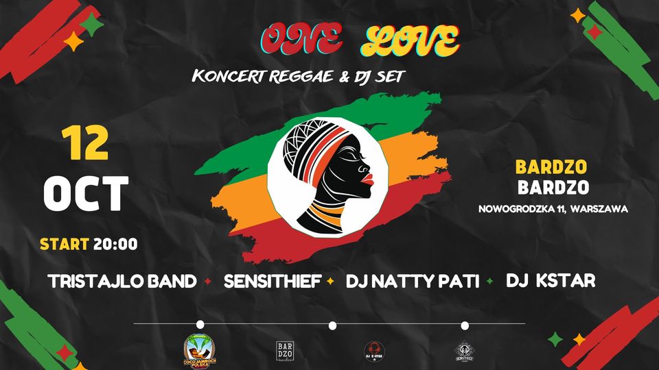 One Love Reggae Party | Coco JamRock | Koncert i DJ's SET