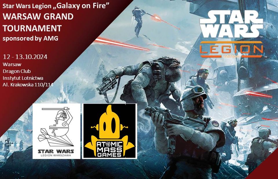 WARSAW GRAND TOURNAMENT Star Wars Legion 'Galaxy on Fire' sponsored by AMG