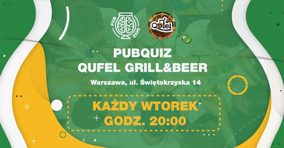 PubQuiz w Qufel Grill&Beer! - WTOREK