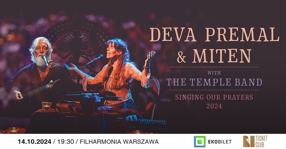 Deva Premal i Miten - 14.10.24 Warszawa