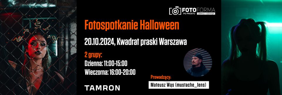 Fotospotkanie Halloweenowe z Mateuszem Wąsem