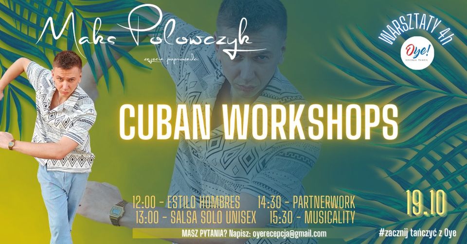 CUBAN WORKSHOPS Z MAKSEM POLOWCZYKIEM | DLA TAŃCZĄCYCH