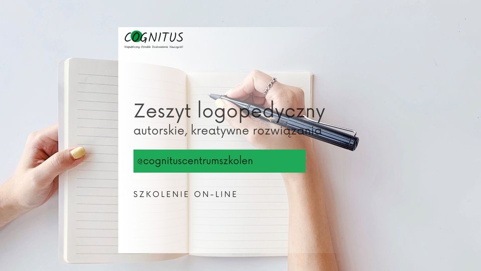 Zeszyt logopedyczny – autorskie, kreatywne rozwiązania pełne inspiracji - szkolenie on-line