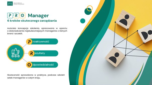 PROmanager - szkolenie ze skutecznego zarządzania pracą zespołu