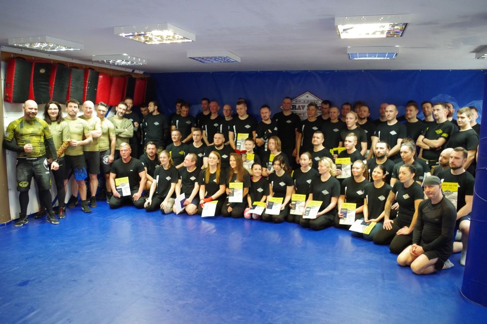 Egzamin Classic Krav Maga - żółty, pomarańczowy, zielony, niebieski pas