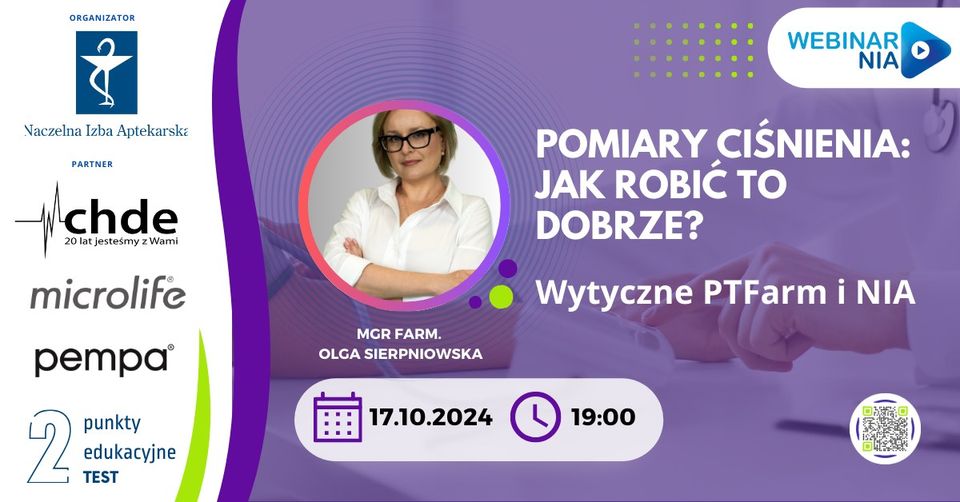 Pomiary ciśnienia: jak robić to dobrze? Wytyczne PTFarm i NIA