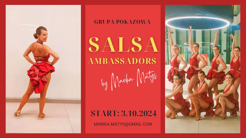 START !! NOWY NABÓR do Salsa Ambassadors Ladies Team by Marika Matys - grupa pokazowa