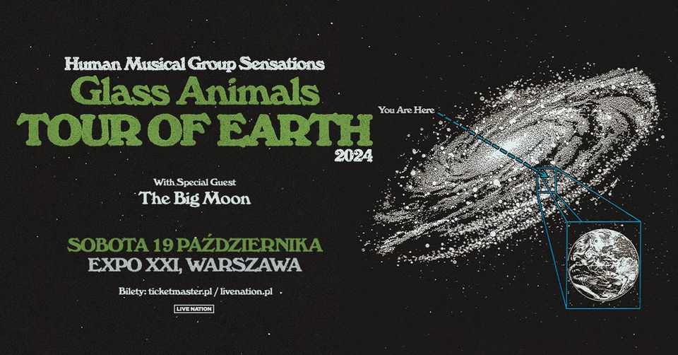 Glass Animals - TOUR OF EARTH – Official Event, 19.10.2024, EXPO XXI, Warszawa