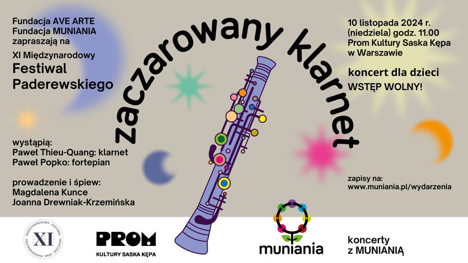 Zaczarowany klarnet - koncert dla dzieci