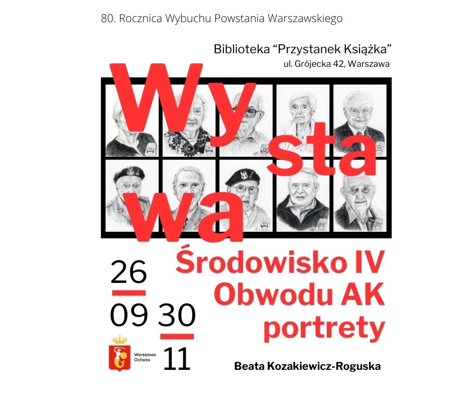 Wystawa „Środowisko IV Obwodu AK - portrety” Beata Kozakiewicz-Roguska