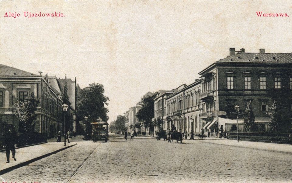 Chodźmy na spacer w Aleje. Aleje Ujazdowskie.