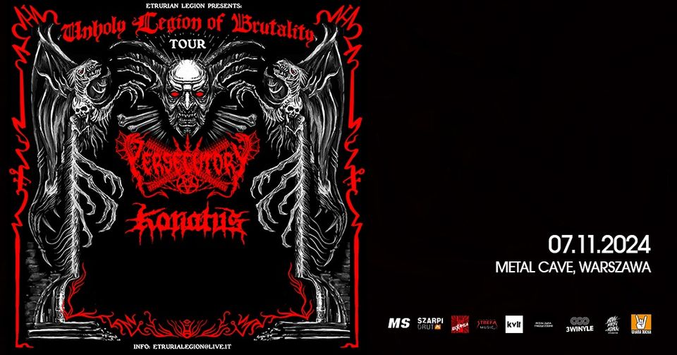 Persecutory (black / death metal I Turcja) + Konatus (death metal I Turcja) / 07.11.24, Warszawa