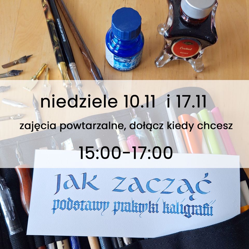 Jak zacząć? – kaligraficzne początki