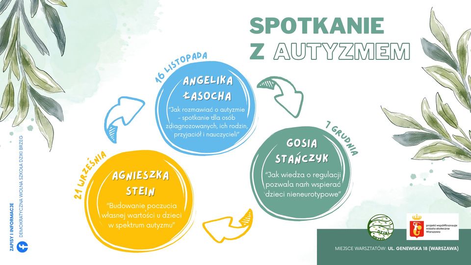 Jak rozmawiać o autyzmie? Spotkanie dla osób zdiagnozowanych, ich rodzin, przyjaciół i nauczycieli