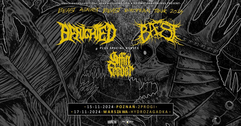 Benighted + Baest, Coffin Feeder / 17 XI 2024 / Warszawa