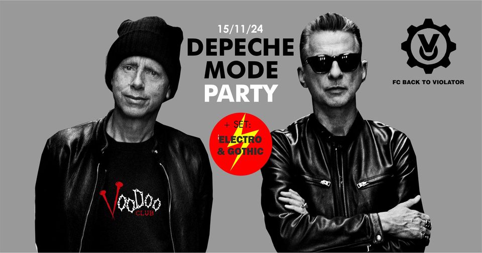 Depeche Mode Party - Back To Violator + GOTHIC/ELECTRO SPECIAL SET