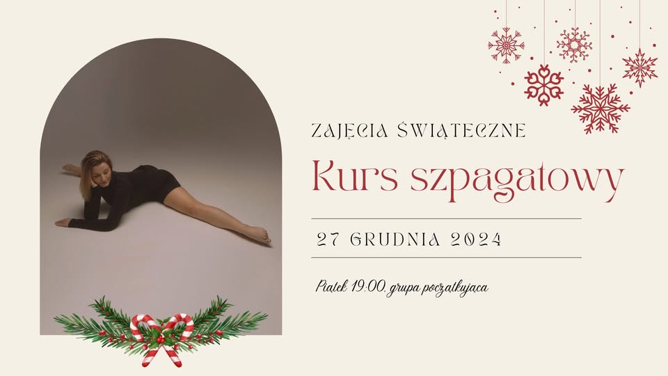 Świąteczny kurs szpagatowy