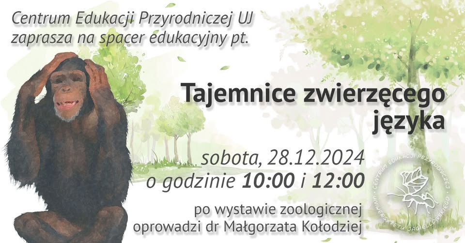 Tajemnice zwierzęcego języka - spacer edukacyjny