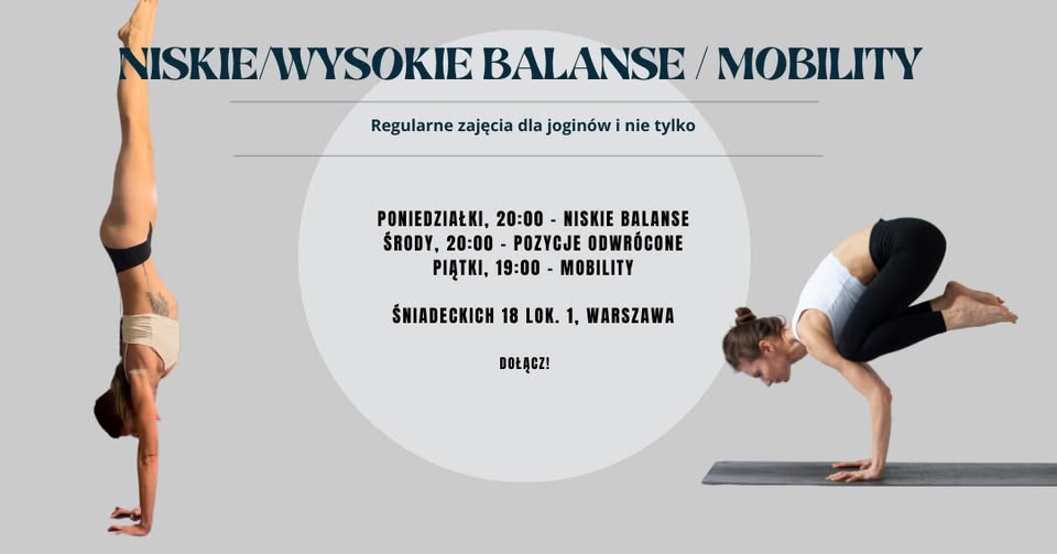 Niskie/wysokie balanse + mobility w Warszawie