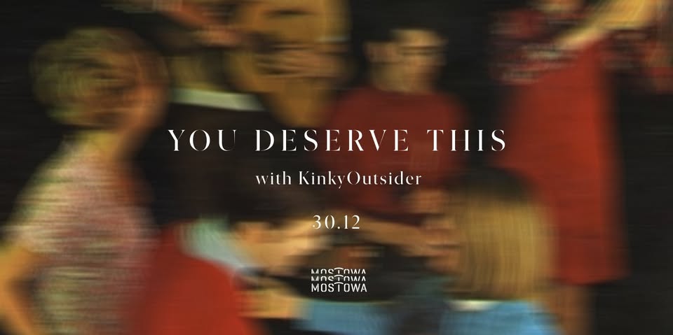 YOU DESERVE THIS / PRZEDSYLWESTER