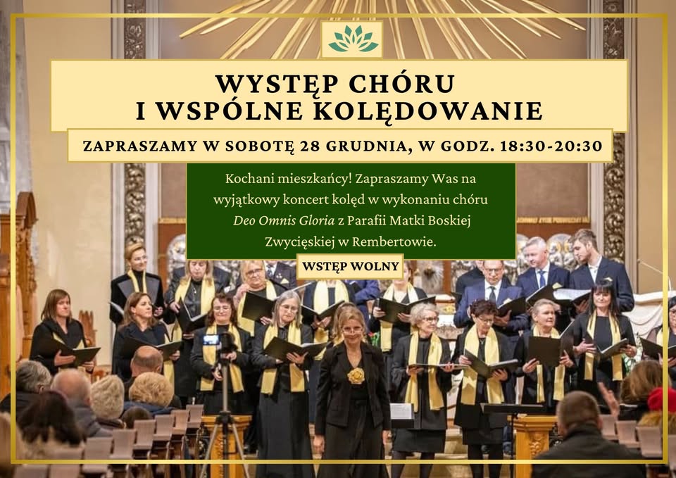 WYSTĘP CHÓRU I WSPÓLNE KOLĘDOWANIE