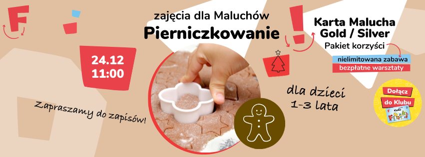 Pierniczkowanie - zajęcia dla Maluchów