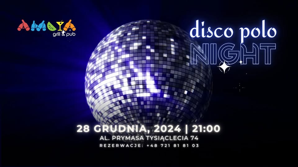 DISCO POLO NIGHT! / 28 Grudnia 21:00