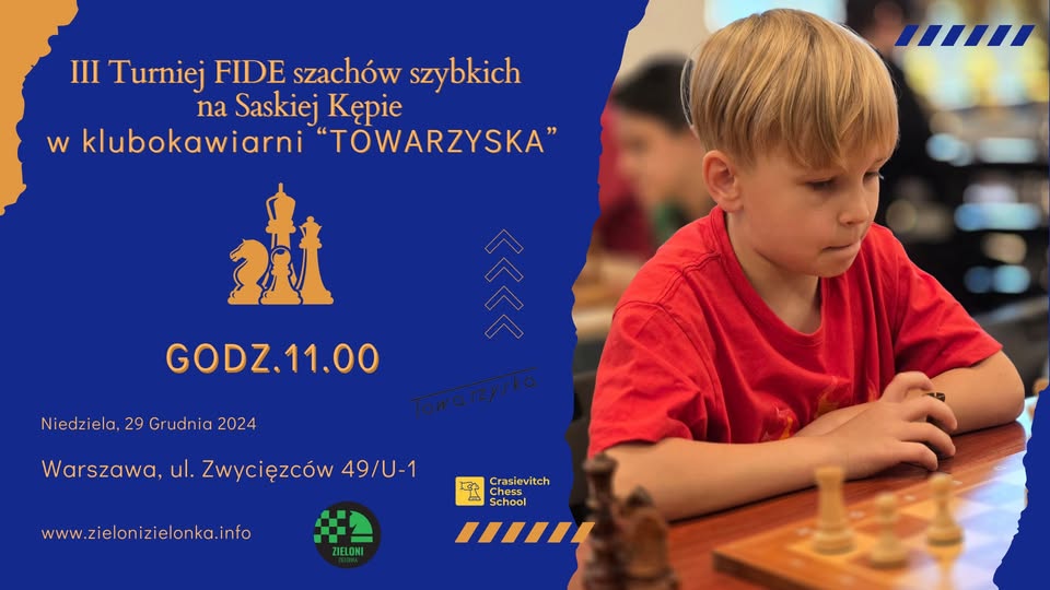 III Turniej szachów szybkich na Saskiej Kępie (FIDE)