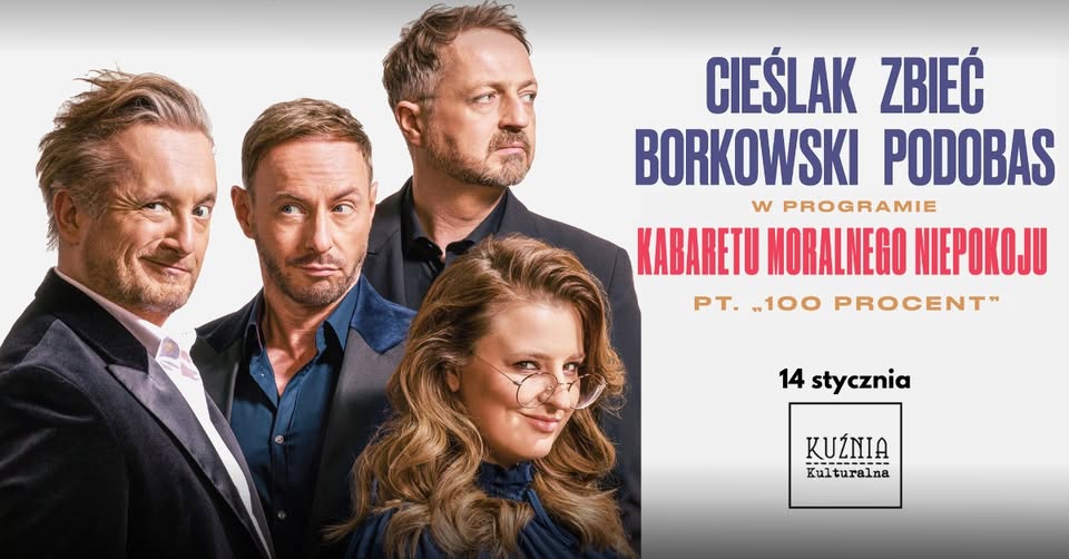 Kabaret Moralnego Niepokoju '100 procent' (Cieślak, Zbieć, Borkowski, Podobas) // Warszawa Wilanów