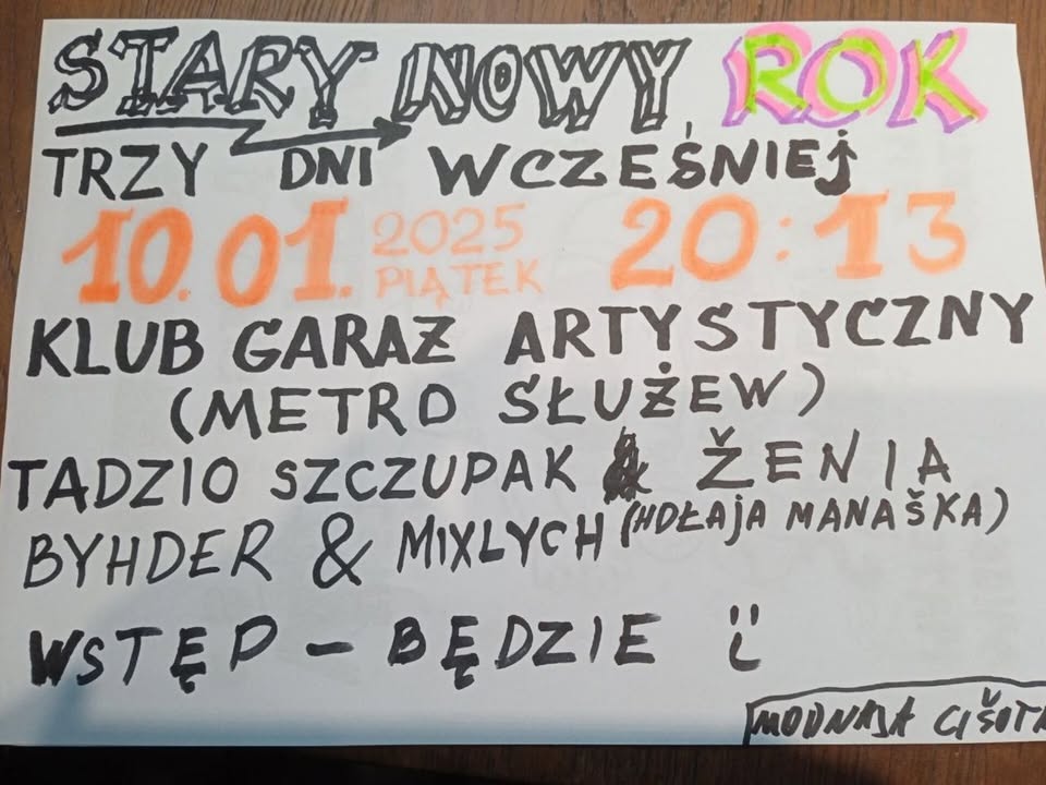 Stary Nowy Rok Trzy Dni Wcześniej