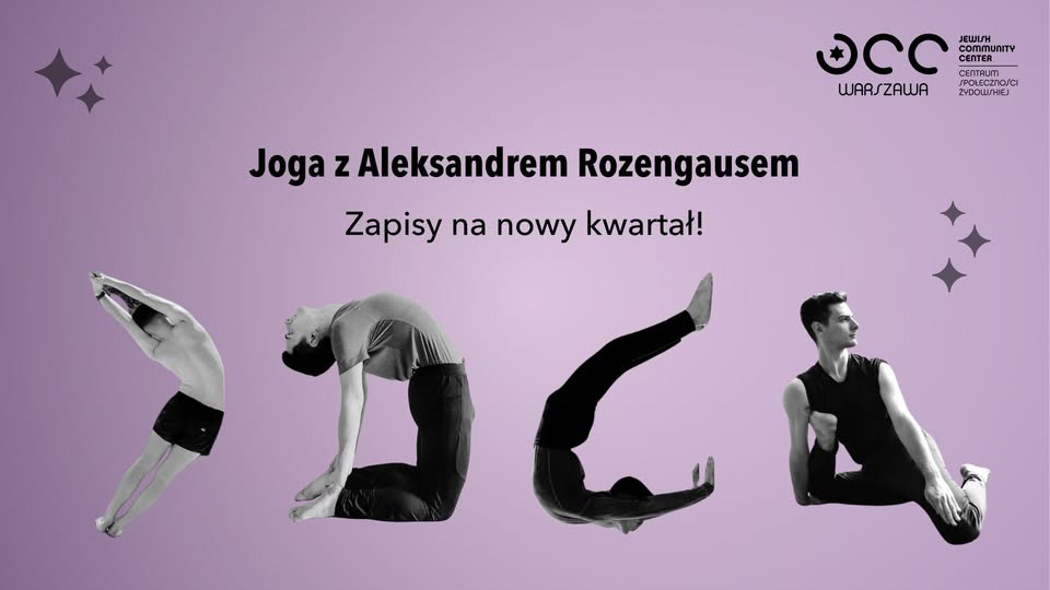 Zapisy! Joga z Aleksandrem Rozengausem