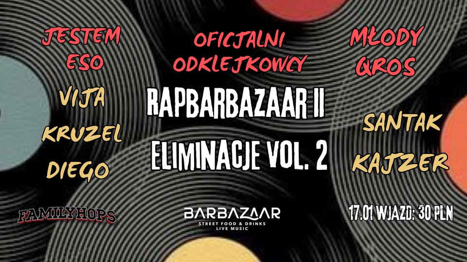 RapBarBazaar II - Eliminacje vol. 2