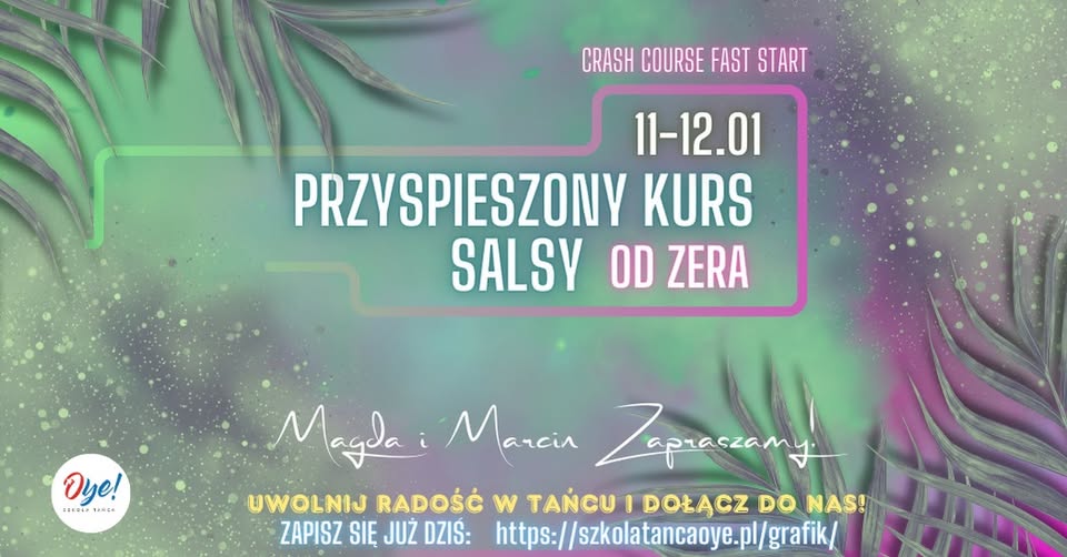 SALSA KUBAŃSKA FAST START | Ponad miesiąc nauki w jeden weekend | KURS PRZYSPIESZONY