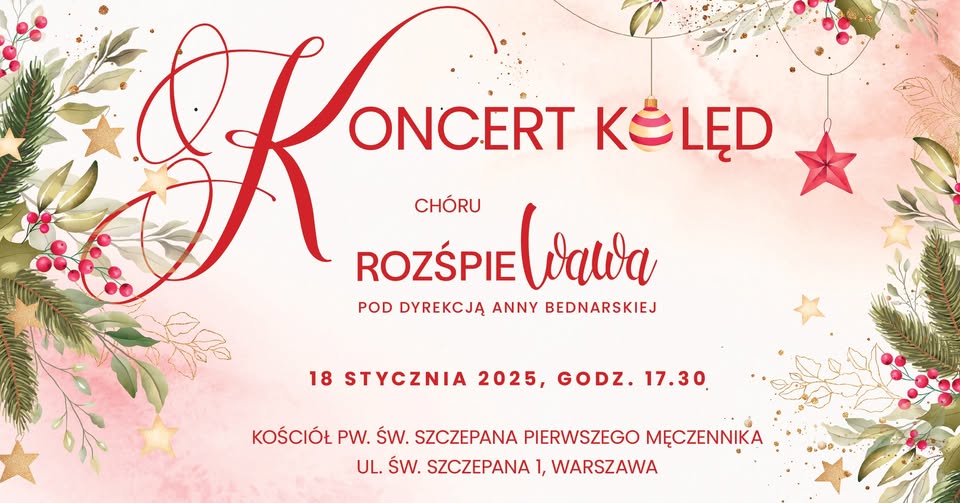 Koncert Kolęd Chóru RozśpieWawa