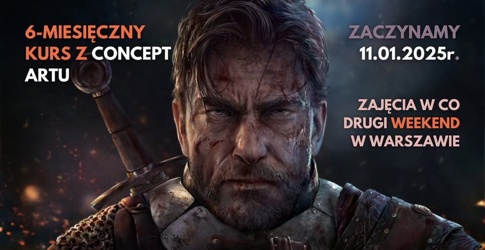 KURS 6-MIESIĘCZNY Z CONCEPT ART – Twórz Postacie, Potwory i Niezwykłe Światy!