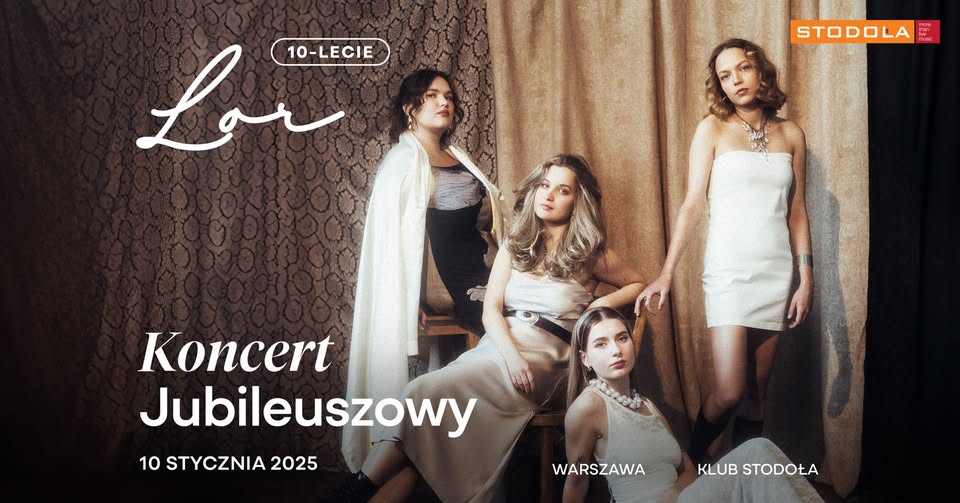 Koncert jubileuszowy: 10-lecie zespołu Lor, 10.01.2025, Klub Stodoła