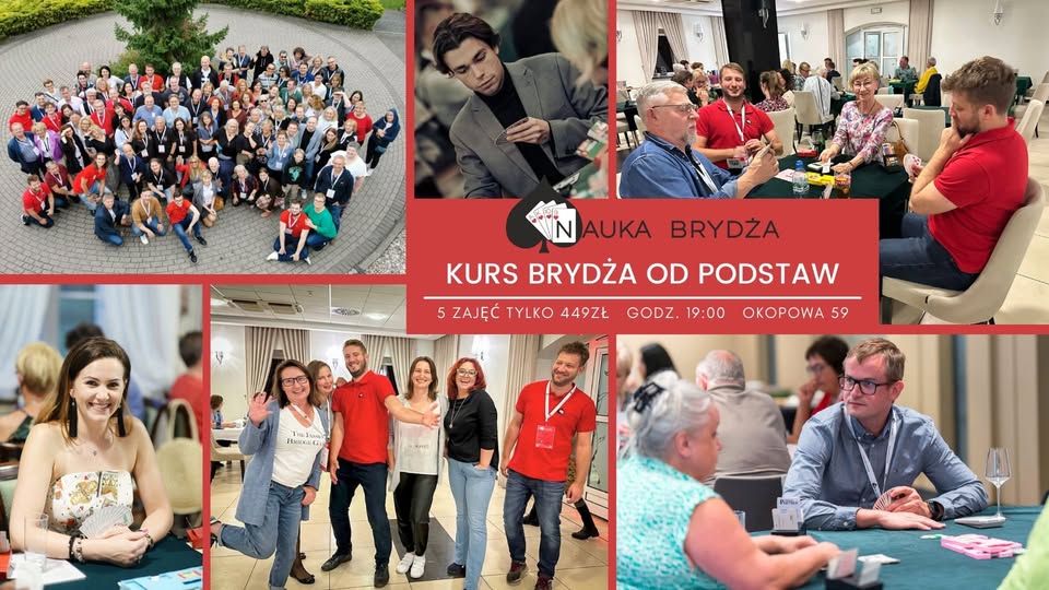 KURS BRYDŻA od podstaw w Warszawie